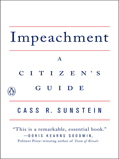 Title details for Impeachment by Cass R. Sunstein - Wait list